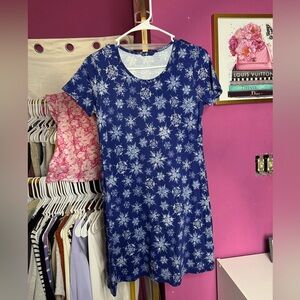 Lands' End Snowflake Dress